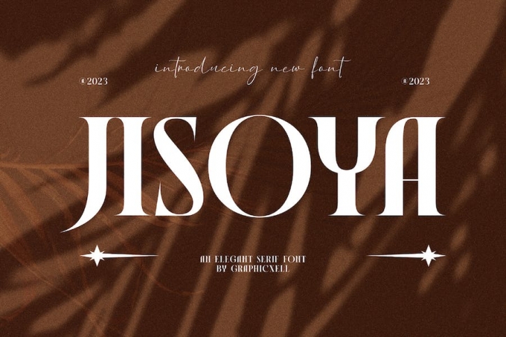 Jisoya Elegant Serif Font Typeface Font Download