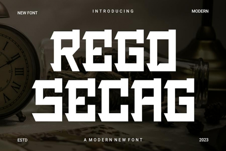 Rego Secag Font Font Download