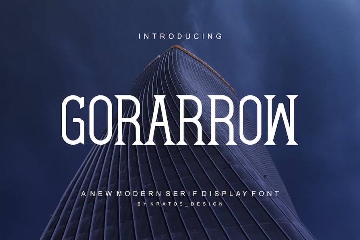 Gorarrow - Font Font Download