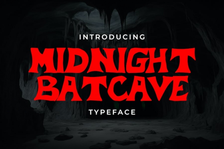 Midnight Batcave Font Font Download