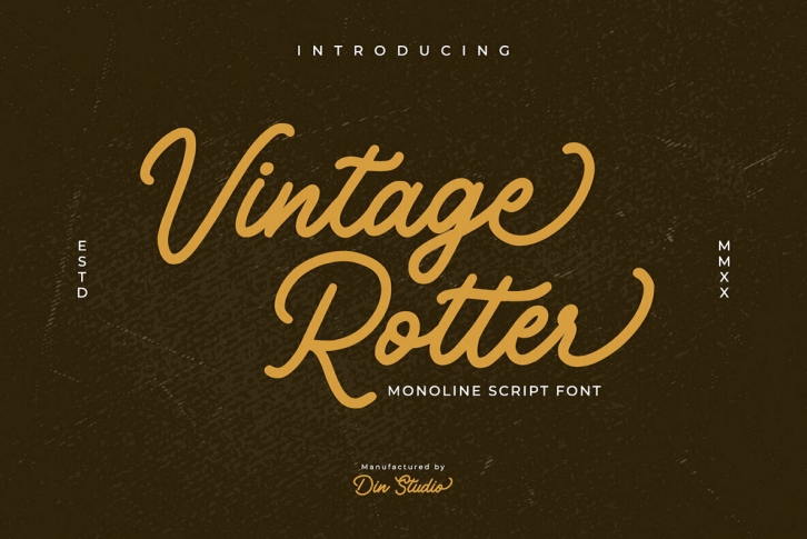 Vintage Rotter Font Font Download