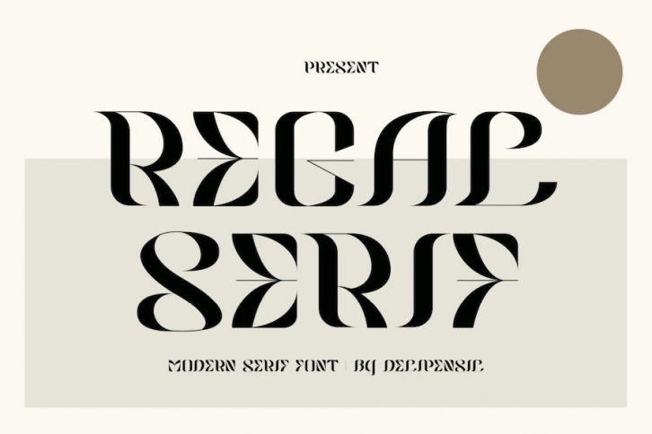 REGAL - Modern Serif Typeface Font Download