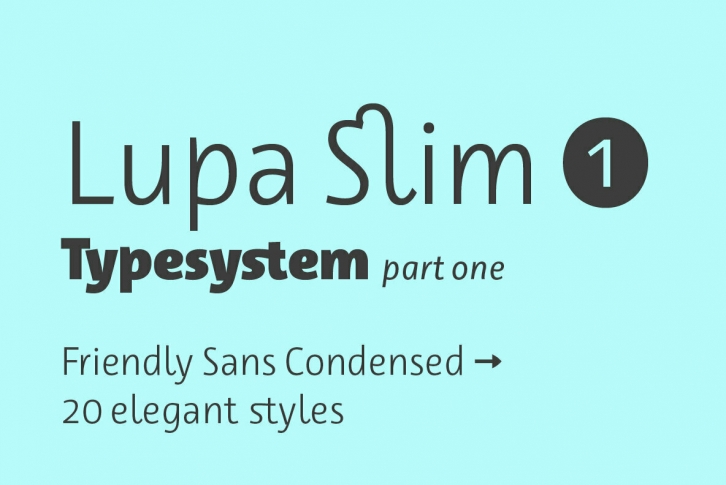 Lupa Slim 1 Font Font Download