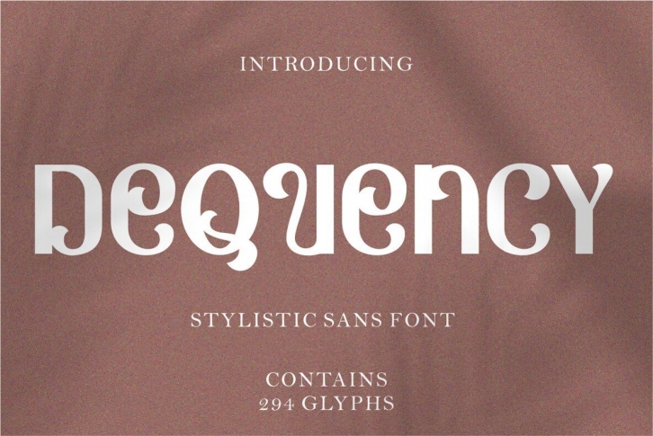 Dequency Font Font Download