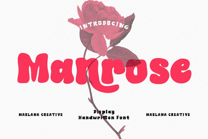 Manrose Font Font Download