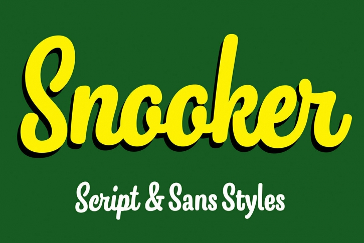 Snooker Font Font Download