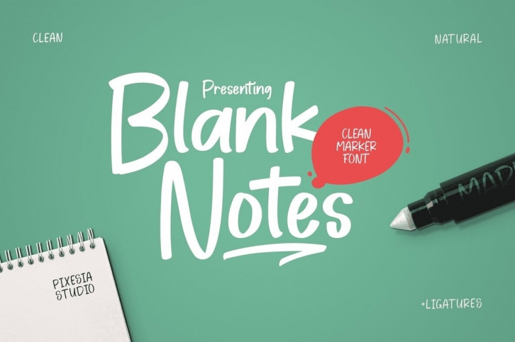 Blank Notes Font Font Download