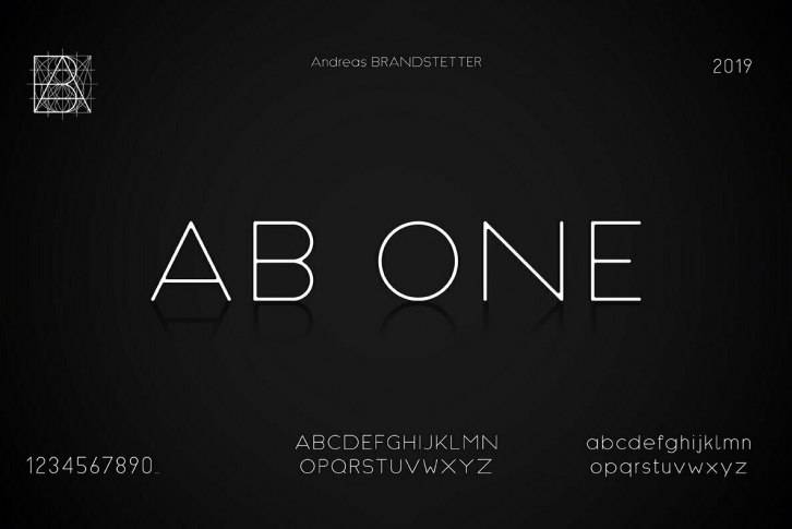 AB ONE Font Font Download