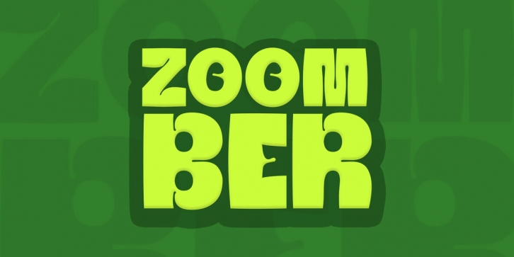 Zoomber Font Font Download