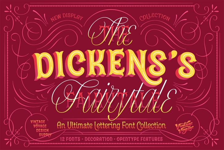 The Dickenss Fairytale Font Font Download