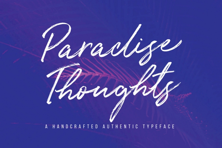 Paradise Thoughts Font Font Download