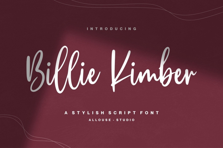 Billie Kimber Font Font Download