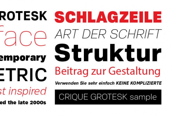 Crique Grotesk Font Font Download