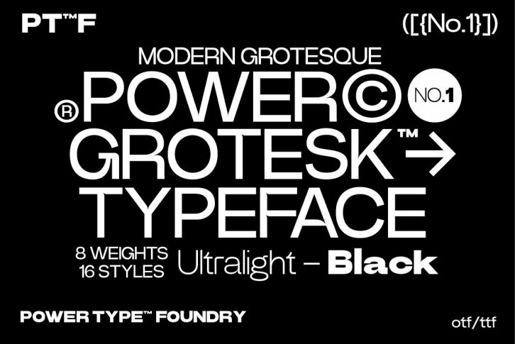 Power Grotesk Font Font Download