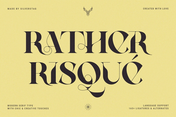 RATHER RISQUE Font Font Download