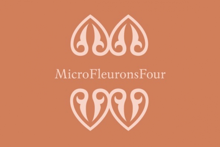 Micro Fleurons Four Font Font Download