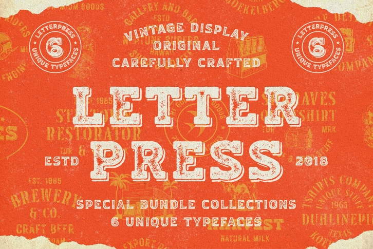 Letterpress Vol 1.0 Font Font Download