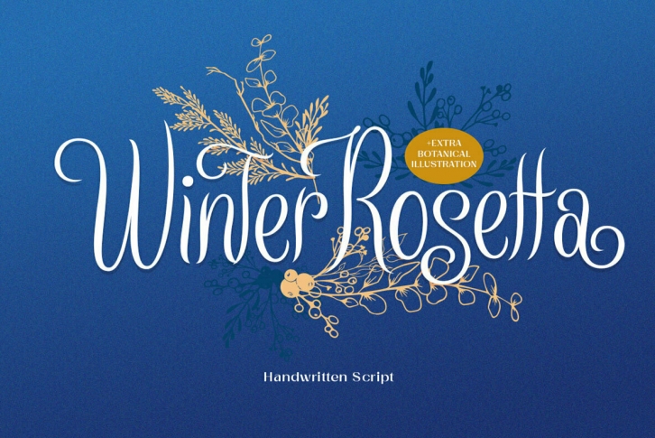 Winter Rosetta Font Font Download