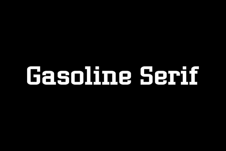 Gasoline Serif Font Font Download