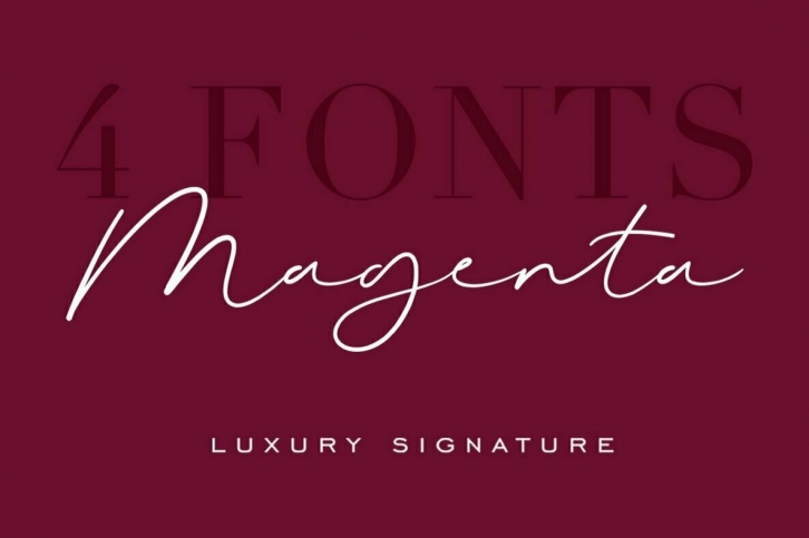 Magenta Font Font Download