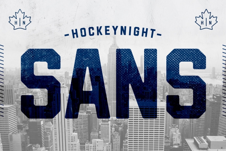 Hockeynight Sans Font Font Download