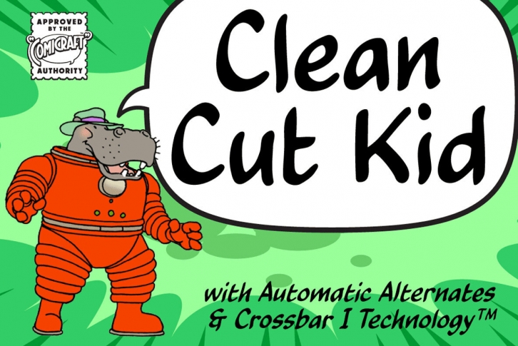 Clean Cut Kid Font Font Download