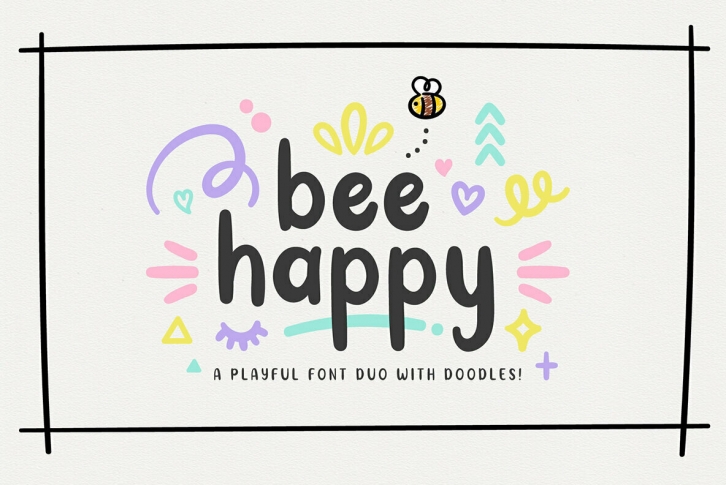 Bee Happy Font Font Download