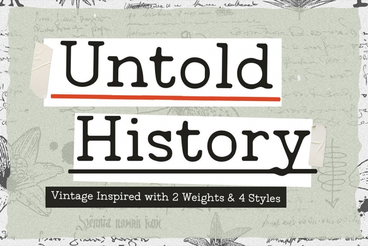 Untold History Font Font Download