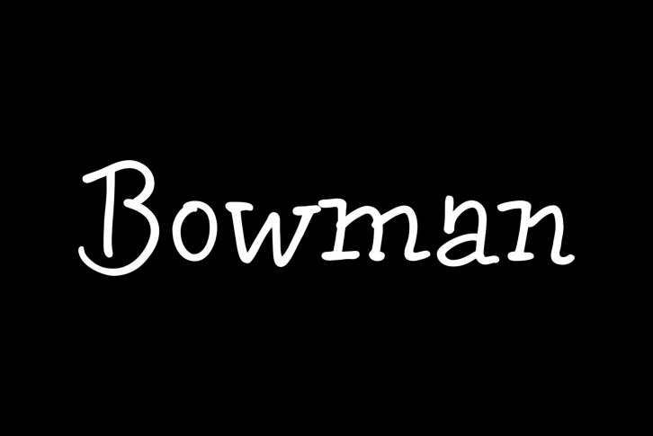 Bowman Font Font Download