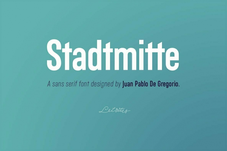 Stadtmitte Font Font Download