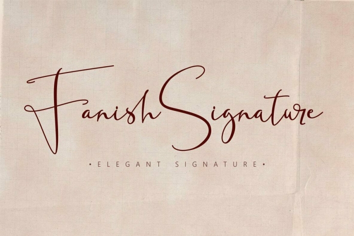 Fanish Signature Font Font Download