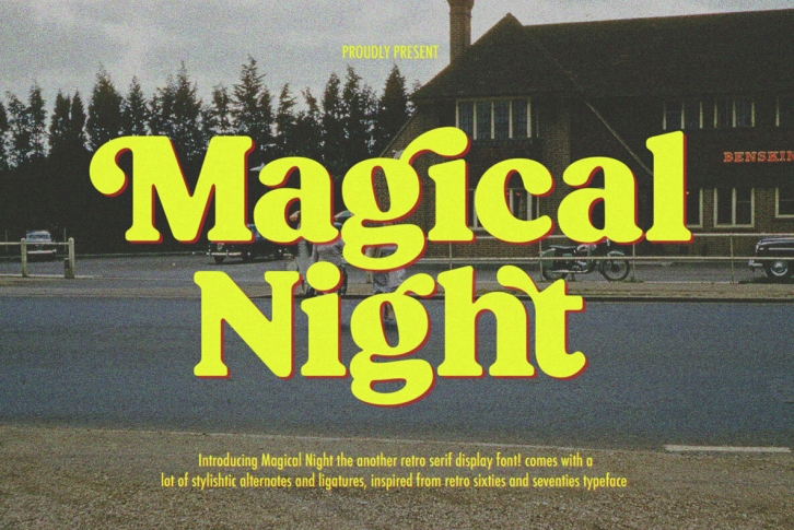 Magical Night Font Font Download