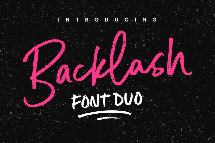 Backlash Duo Font Download