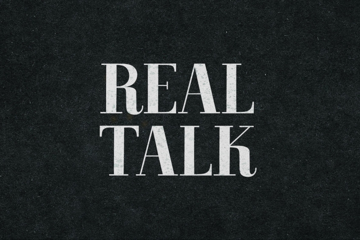 Real Talk Font Font Download