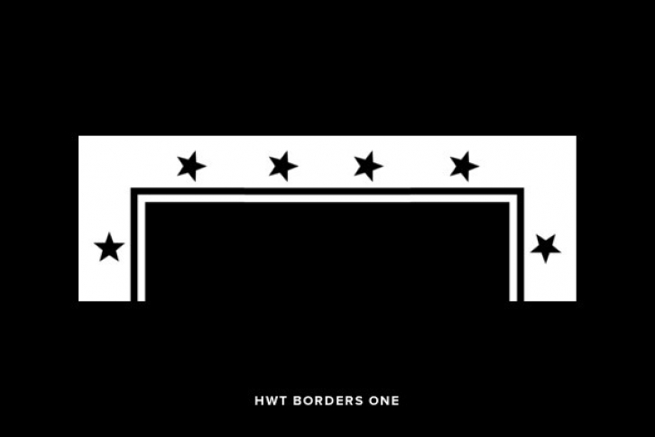 HWT Borders One Font Font Download