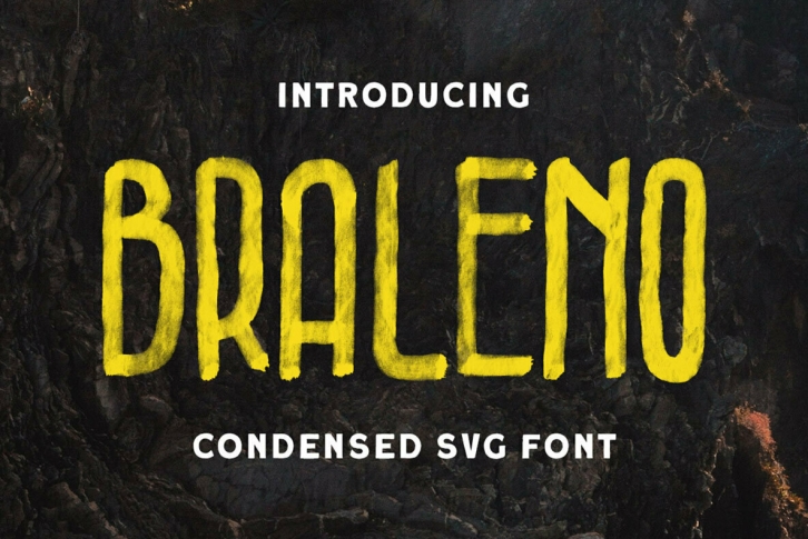 Braleno SVG Font Font Download