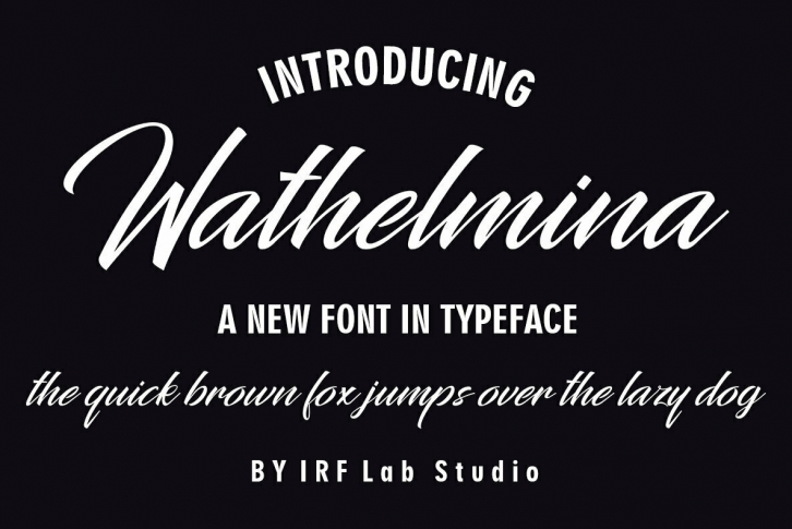 Wathelmina Font Font Download