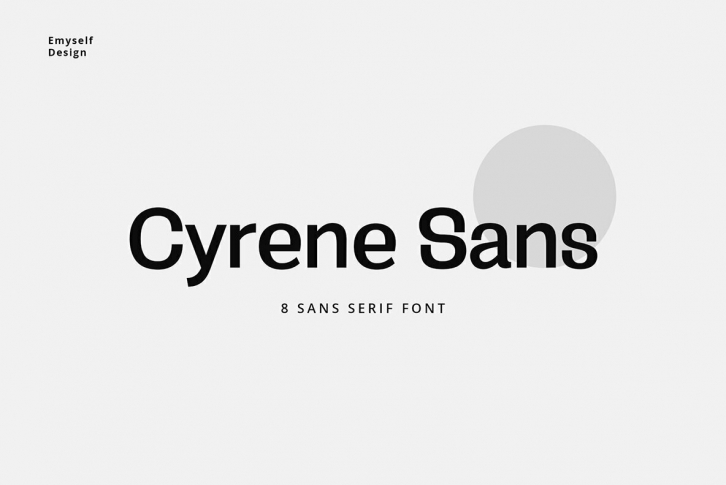 Cyrene Sans Font Font Download