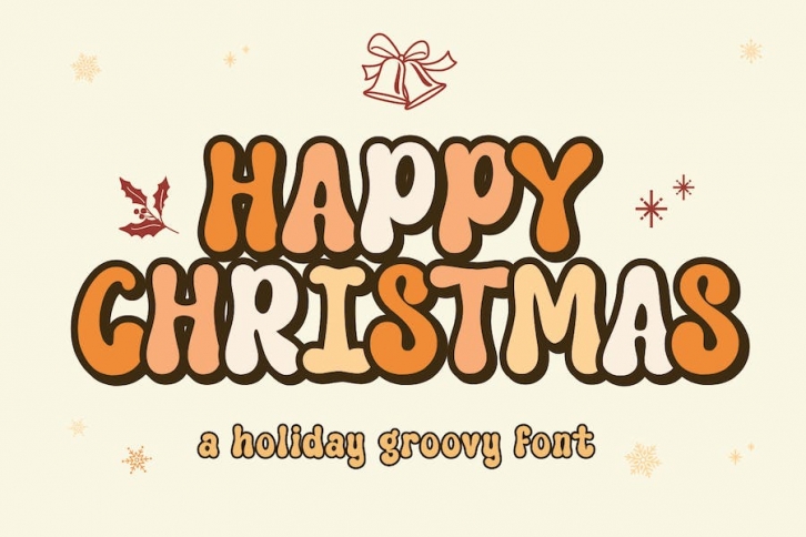 Happy Christmas Font Download