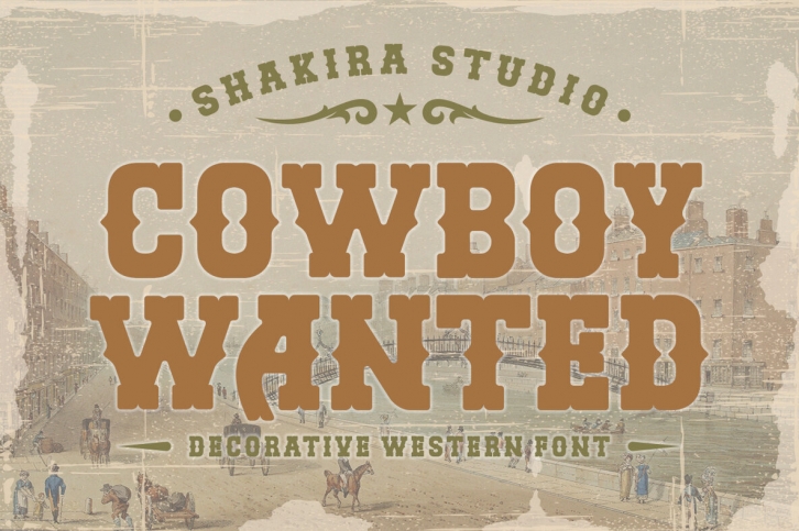 Cowboy Wanterd Font Font Download