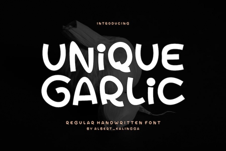 Unique Garlic Font Download