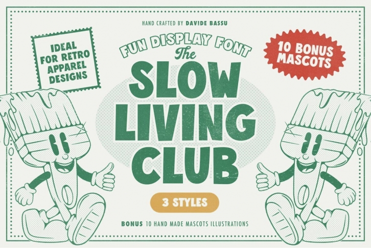 Slow Living Club Font Font Download