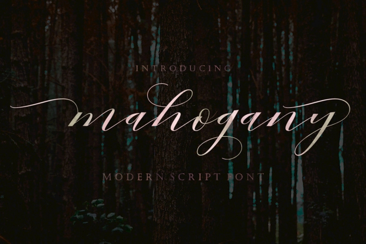 Mahogany Font Font Download
