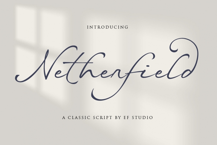 Netherfield Font Font Download