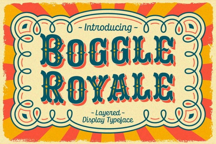 Boggle Royale Font Font Download