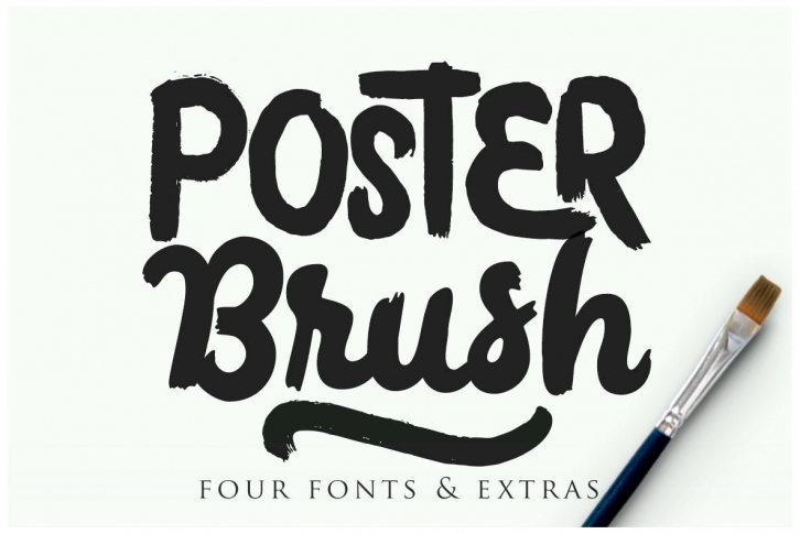 Poster Brush Font Font Download