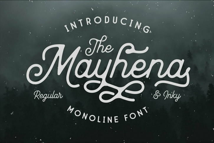 Mayhena Font Font Download