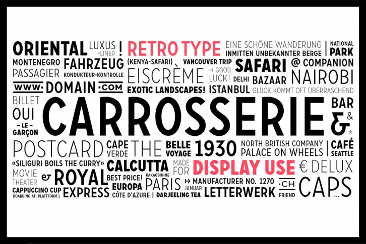 Carrosserie Font Font Download