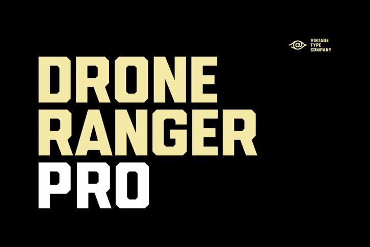 Drone Ranger PRO Font Font Download