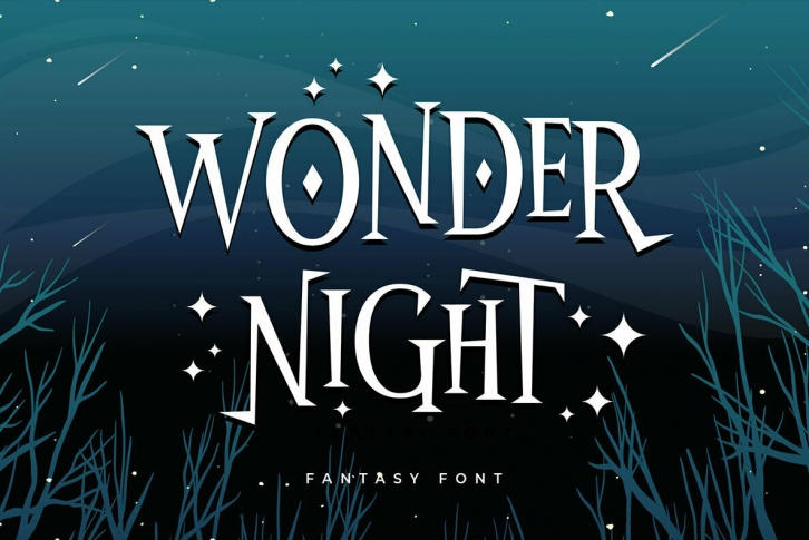 Wonder Night Font Font Download